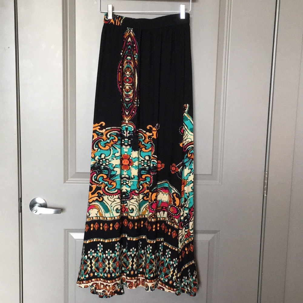 Multi Colored Boho Skirt